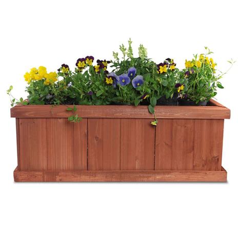 Check out the 40 in. . Wood box home depot